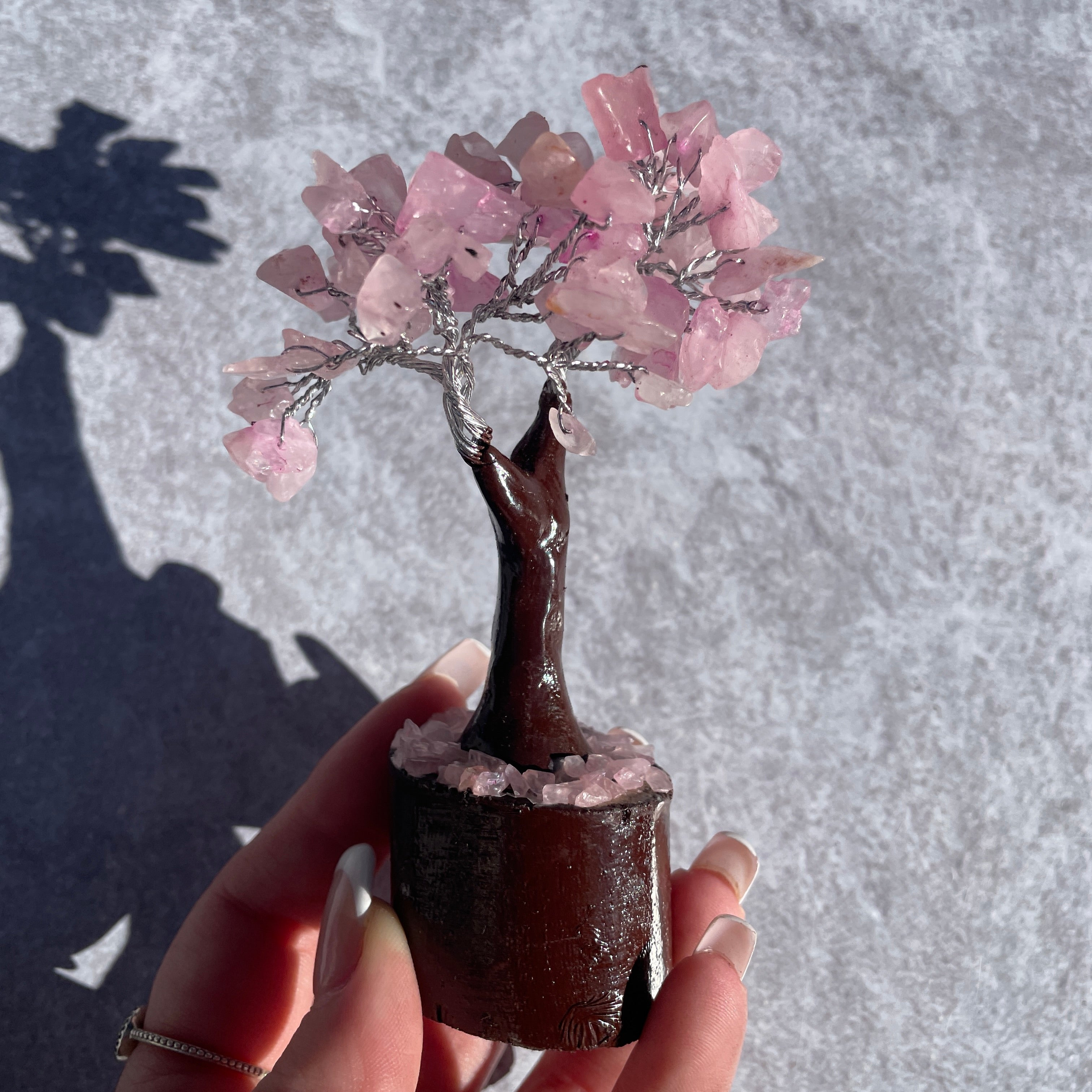 Rose Quartz Tree - Mini Rose Quartz Tree - Mini